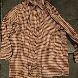 Oversized checked shirt